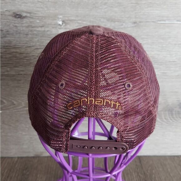 Carhartt Women's Buffalo Baseball Cap - Burgundy - Picture 5 of 7